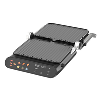 Grill de contact multifonctionnel professionnel RSC pour sandwichs et paninis, usage domestique intensif, modèle PG055