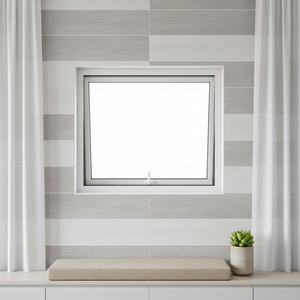 Nuova Finestra Verticale <span class=keywords><strong>a</strong></span> Battente in Lega di Alluminio Insonorizzata del Produttore di Shanghai per Edifici Commerciali e Camere da Letto, Su Misura, Bianca - Product Image 6