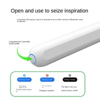 Stylet capacitif à chargement magnétique Wisoneng avec affichage de la batterie en temps réel pour iPad et écran en plastique