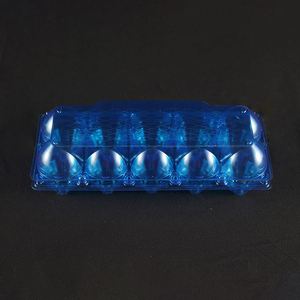 Bandeja de Plástico Transparente Ecológica para Huevos de Gallina, con 10 Cavidades, Tipo Blister - Product Image 1