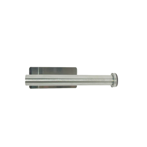 Porta asciugamani in carta per cucina e bagno in acciaio argento autoadesivo - Product Image 2
