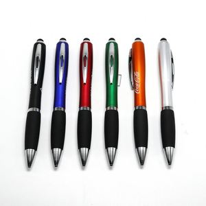 Bolígrafo Promocional Económico Personalizado con Logotipo Láser, Bolígrafo 3 en 1 con Luz LED, Táctil y Suave al Tacto - Product Image 3