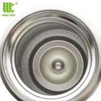 Bouteille d'eau de sport isolée sous vide en acier inoxydable de haute qualité de 480ml Conception de groupe unique Logo personnalisé Support de thermos en vrac