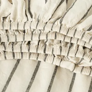 ชุดเครื่องนอนผ้าลินินทอ GSM สูงผ้าลินินธรรมชาติสไตล์ยุโรปผ้าปูเตียง - Product Image 3