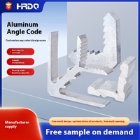 Profilés en alliage d'aluminium 6063 en gros, plaques d'angle en aluminium, accessoires de quincaillerie pour décorations de portes découpées sur mesure