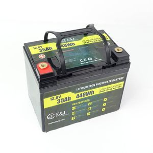 Batería de litio LiFePO4 semisólida de <span class=keywords><strong>12V</strong></span> 35Ah <span class=keywords><strong>para</strong></span> <span class=keywords><strong>tractor</strong></span> de jardín, 4000 ciclos, alta CCA, <span class=keywords><strong>para</strong></span> cortacésped, resistente al frío - Product Image 5