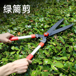 Green Smooth Hedge Shears 45-60 Cm Stainless Steel Blade Lightweight Aluminum Alloy Gardening Trim Tool - Product Image 2