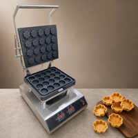 Machine à fabriquer des tartelettes électriques, 20 cavités, presse à former des coupelles en forme de fleur