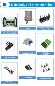 Grue montée sur camion équipée d'une télécommande électrique et d'un récepteur de signal pour une opération de précision, contrôleurs proportionnels - Product Image 5