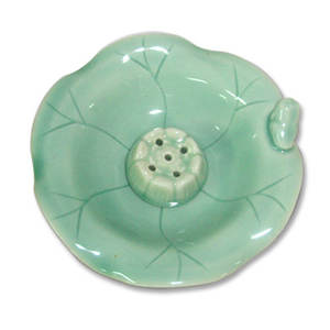 Quemador de Incienso de Hojas No. 1 (Celadón) - Product Image 1