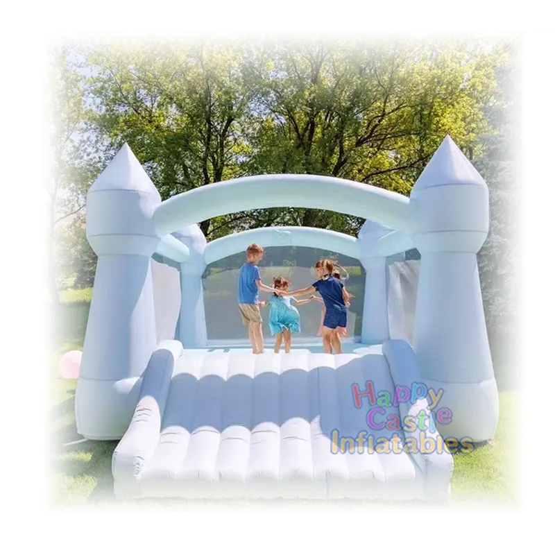 Casa inflable grande hinchable, tobogán de agua, castillo hinchable, casa de boda, uso para que los niños jueguen