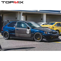Pour 1995-2000 Honda Civic EK OEM-Style léger en Fiber de carbone voiture porte réforme et mise à niveau panneau de porte pièces automobiles
