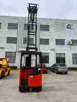Reach Stacker 2T ETM120 : Levage 6m, Mât Triplex, Batterie Plomb-Acide 48V/500Ah, Contrôleur Curtis, Caméra.