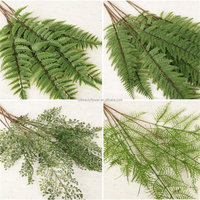Branches de fougères artificielles mélangées L818, longues tiges, fausse verdure, feuillage décoratif, tiges florales pour arche de mariage, décoration intérieure