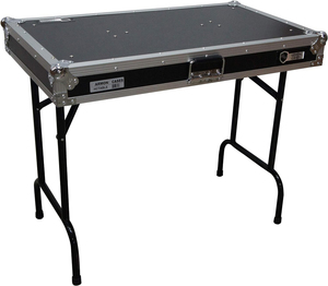 Tavolo da DJ <span class=keywords><strong>Portatile</strong></span> HCTABLE da 36" Workstation Altezza 28,15" Flight Case per DJ - Product Image 1