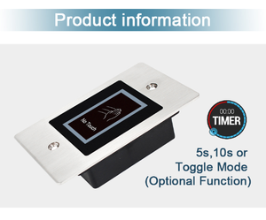 防水自动门释放红外出口按钮非接触式传感器开关门释放按钮进入安全系统 - Product Image 4