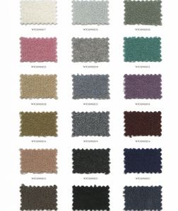 Fil chenille 100% laine mérinos, motif brut, écologique, pour la couture et le tricot, 120 couleurs, marque NSF - Product Image 2