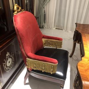 <span class=keywords><strong>Tavolo</strong></span> da ufficio in legno massello con intarsio impiallacciato classico britannico con sedia da ufficio antica - Product Image 5