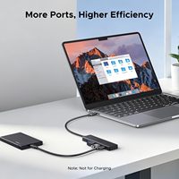 Hub USB-C UGREEN 4 ports ultra-fin avec sortie USB Type A pour ordinateur portable/PC/PS5 Modèle 05FT