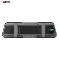 9.66 pouces plein écran voiture DVR miroir CarPlay affichage Wide1080P Auto Cam enregistreur vidéo pour rétroviseur Dash Cam Streaming Media