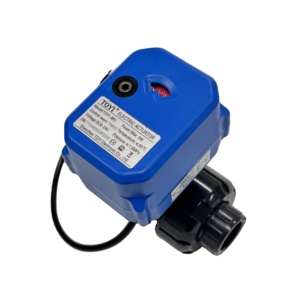 Válvula de bola eléctrica de doble puerto al mejor precio de fábrica, estructura de control industrial personalizable para aplicaciones de amplia gama de agua - Product Image 1