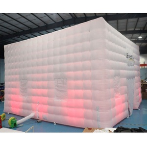 Precio de fábrica personalizado <span class=keywords><strong>gigante</strong></span> al aire libre soplar tienda de cubo LED barra inflable - Product Image 3