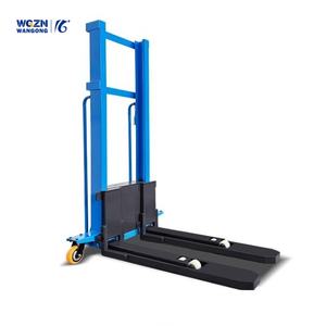 Chariot élévateur électrique autoportant WGZN monté sur camion, chariot élévateur portatif à batterie électrique, chariot élévateur manuel à batterie - Product Image 1