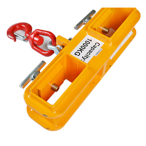 Горячая распродажа: Защитный регулируемый металлический крюк для вилочного погрузчика серии MK, грузоподъемность 1-10 т, полированная поверхность, для крана - Product Image 2