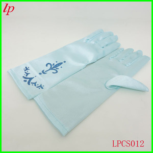 Childrens Printed <b>Gloves</b> Pink Light Blue Rose <b>Red</b> Plastic Resin Birthday Party Novelty Lpcs015 - Product Image 2