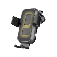 Capteur intelligent chargeur sans fil support de voiture chargeur sans fil support de téléphone portable avec chargeur sans fil