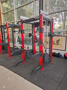 ASJ Fitness Commercial Home <span class=keywords><strong>Gym</strong></span> Equipment D001 Multi Function Smith Machine <span class=keywords><strong>Multipower</strong></span> Functional Trainer - Product Image 2