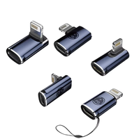 Adaptor PD27W USB C ke Lightning Pengisian Cepat Tipe-C Male ke Female untuk Ponsel IOS untuk Kamera & Laptop Output AC