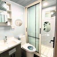 Maisons assemblées de petites maisons aux Philippines Maison modulaire préfabriquée en conteneur de restaurant de cuisine préfabriquée