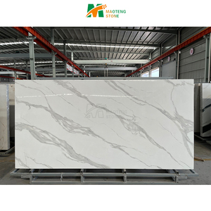 Đánh bóng mài da nhân tạo thạch anh đá thiêu kết đá Mohs tường gạch Countertop cho Vanity Tops bảng bước nhân tạo - Product Image 4