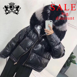Fashion Winter Bubble Coat Woman <strong>Duck</strong> <strong>Down</strong> <strong>Jacket</strong> for Women Fox Fur Hooded Puffer <strong>Jacket</strong> - Product Image 2