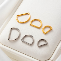 YW ASTM F136 G23 Segment de titane articulé demi-cercle Septum Clicker Designer nez anneaux cerceau corps Piercing bijoux