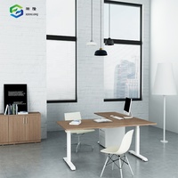 Bureau debout électrique moderne en forme de L Table de direction réglable en hauteur Design convertible