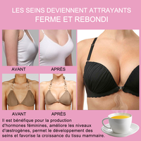 Thé d'augmentation mammaire en production de masse, croissance rapide, raffermissement des seins, ingrédients à base de plantes, formule personnalisée, produits d'augmentation mammaire