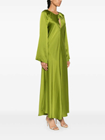 Robe pour femmes décontractée maxi à manches longues col ras du cou pour dames vente en gros sur mesure de luxe