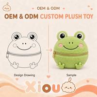 Porte-monnaie en peluche personnalisé OEM, pochette à monnaie en peluche pour enfants et filles, cadeau, porte-monnaie souple à fermeture éclair, peluche de dessin animé avec logo personnalisé