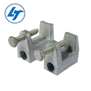Fixations à clipser en acier galvanisé pour sol/mur, en alliage de fonte galvanisée, en forme de U/C - Product Image 2
