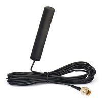Antenne externe 4G étanche 824-960/1710-2690 MHz avec câble adhésif 3M, polarisation verticale pour communication tête mâle