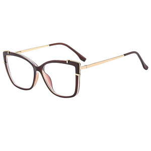 Monturas de Gafas de Ojo de Gato con Aro Completo, Anti Luz Azul, Gafas Ópticas para Mujer, Diseño Retro Ligero 2024 - Product Image 3