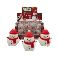 Meilleure vente : Bonhomme de neige en caoutchouc souple anti-stress, emballage cadeau, cadeau de Noël idéal pour la décompression