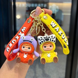 Porte-monnaie en PVC dessin animé Détective Wakuku, porte-clés, pendentif pour téléphone portable, sac à dos, clés de voiture, cadeaux promotionnels pour couples - Product Image 3