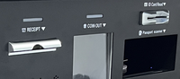 Máquina de Cambio de Divisas con Pantalla Táctil de 19 Pulgadas, Cambio de Divisas Multimoneda de Autoservicio para Aeropuertos con Aceptador de Billetes Jinrui FCM-501S