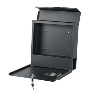 Oem Tùy chỉnh chống trộm hiện đại ngoài trời khu dân cư Hộp Thư thép hộp thư với bài hiện đại tấm chế tạo kim loại - Product Image 1