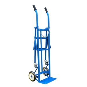 Carro de acero para cilindros de 1200x600mm con cuatro ruedas para transporte de oxígeno, argón y acetileno - Product Image 2