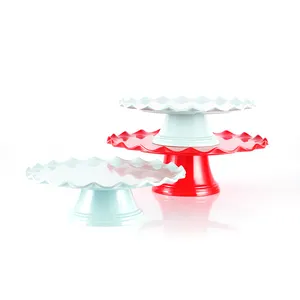 SWAN 10.8" And 12.8" And 14.8"Inch Round Cake Stand Melamine Dessert Cupcake Display Stand