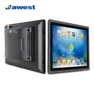 Jawest IP65 11.6 inch Embedded Capacitive touch screen Industrial android all in one panel pc with WIFI/COM/USB